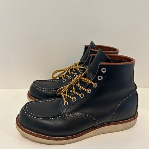 Men's Red Wing 8859 (Navy Portage) Classic Moc Toe Boot (Size 9D) - Picture 1 of 11